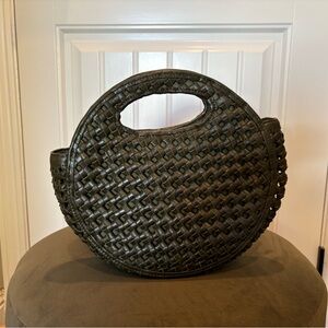 Bembien woven circle crossbody bag